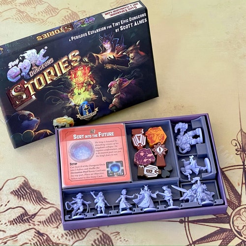 Tiny Epic Dungeons and Stories Expansion Combined sleeved Etsy Australia