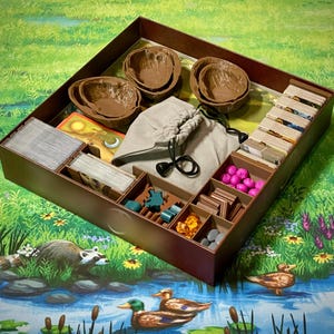 Everdell Duo- Game Organizer and Token Upgrades (unofficial)