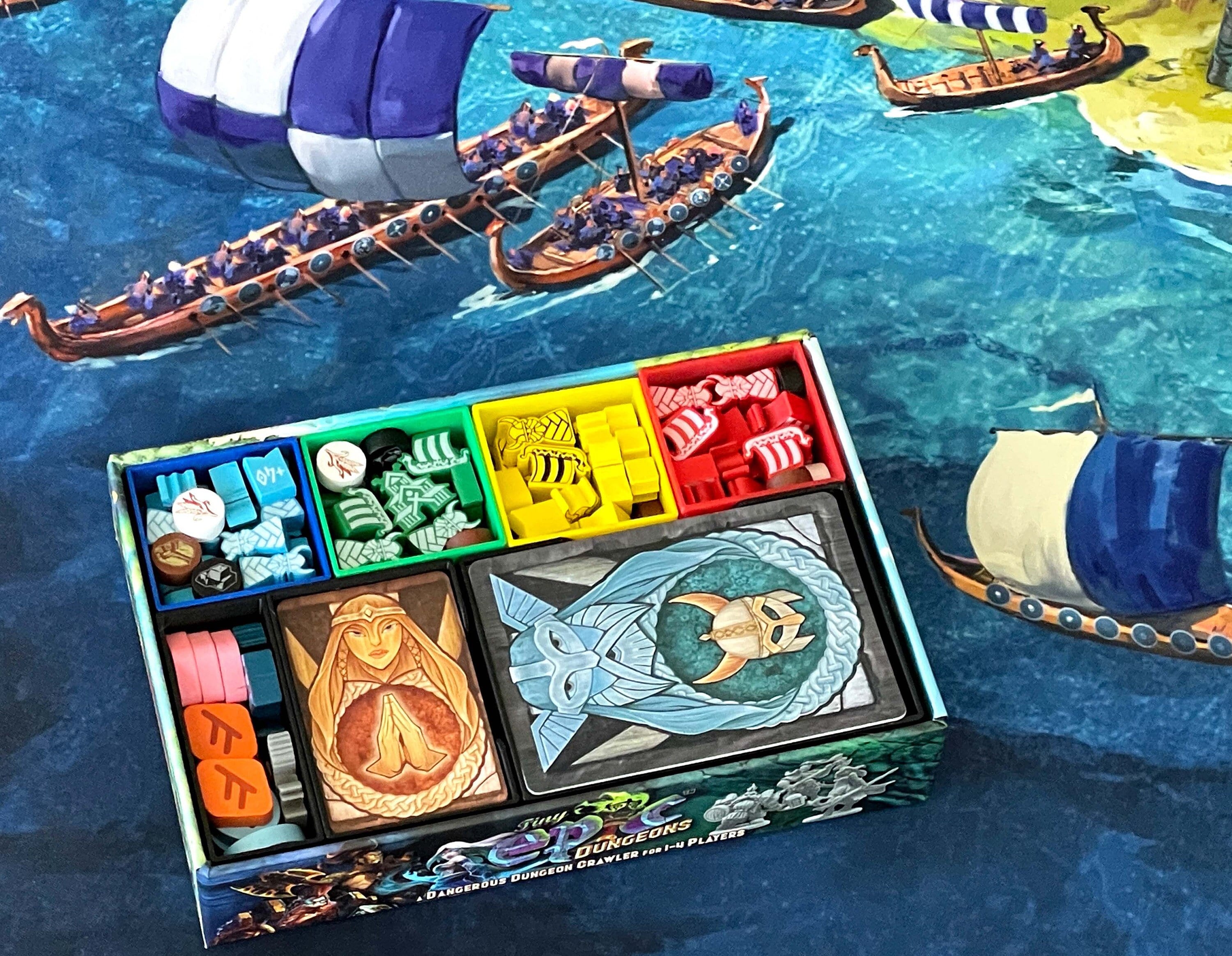 Tiny Epic Vikings and Expansion Organizer