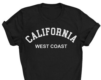 California T-Shirt, West Coast, California Dreaming Adult  SM - XXXL