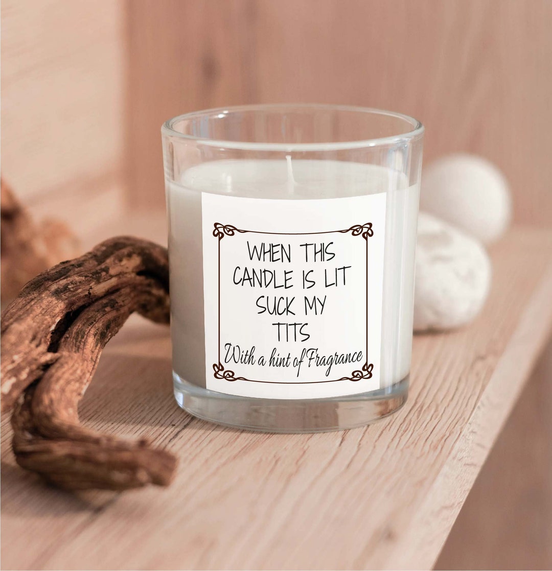 Rude Candle for Girlfriend, Gift for Girlfriend, 25 HRS Burn Time