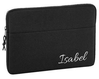 13&quot; Personalised Laptop Bag, Laptop Case, Personalised Name, Uni Gift, Custom Computer Bag, 13 inch Sleeve, College Gift,School