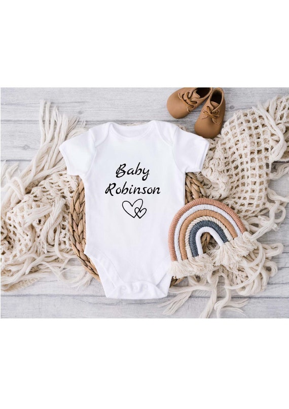 Personalized Pregnancy Announcement Baby Bodysuit: Unisex Cotton Vest