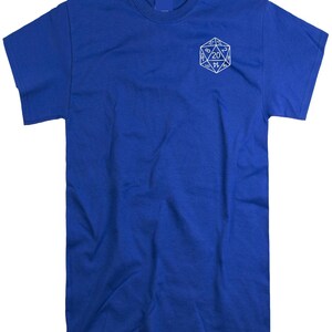 D20 Dice T Shirt, RPG Gamer Tee, Tabletop Gaming Shirt, Dungeons and Dragons Inspired Tee, Dice Lover Gift, Geek T Shirt image 7