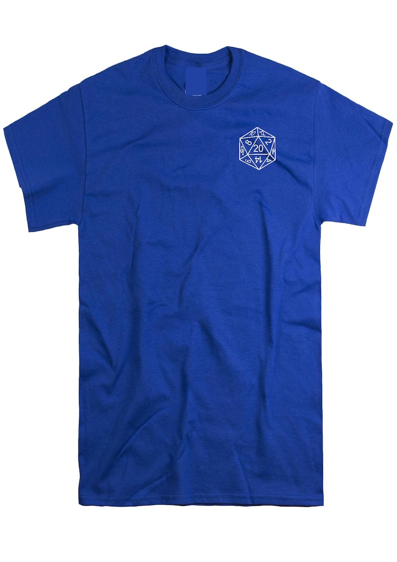D20 Dice T Shirt, RPG Gamer Tee, Tabletop Gaming Shirt, Dungeons and Dragons Inspired Tee, Dice Lover Gift, Geek T Shirt image 7