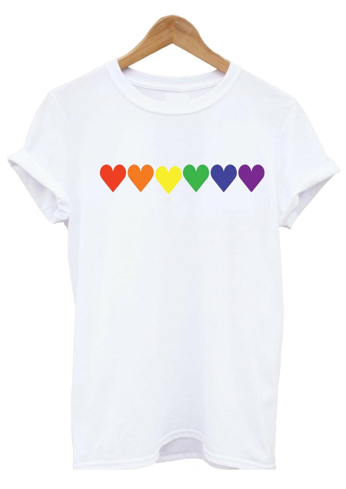 Kids T-Shirt 'Love Wins' Pride Rainbow Heart - Valentine's Day, LGBTQ+ Support Shirt