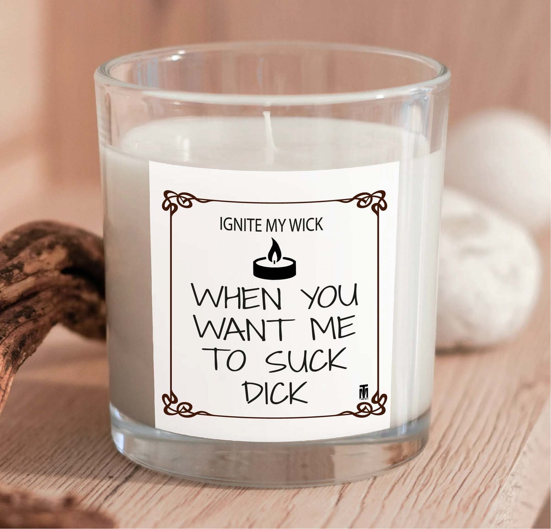 Ignite This Wick Rude Candle for Boyfriend Gift for Etsy