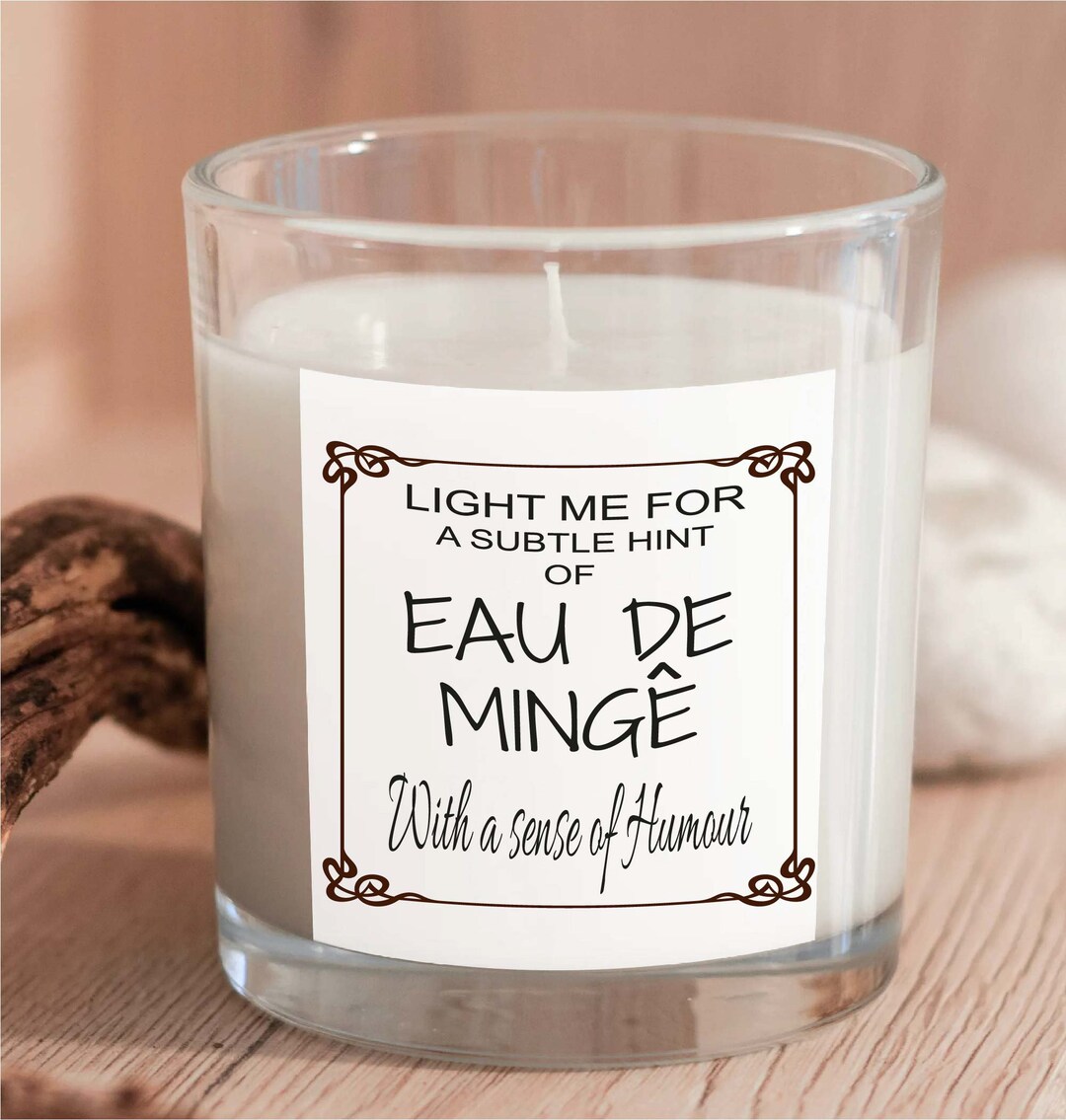 Light Me for A Subtle Scent Of...rude Candle Gift, Candle or Label