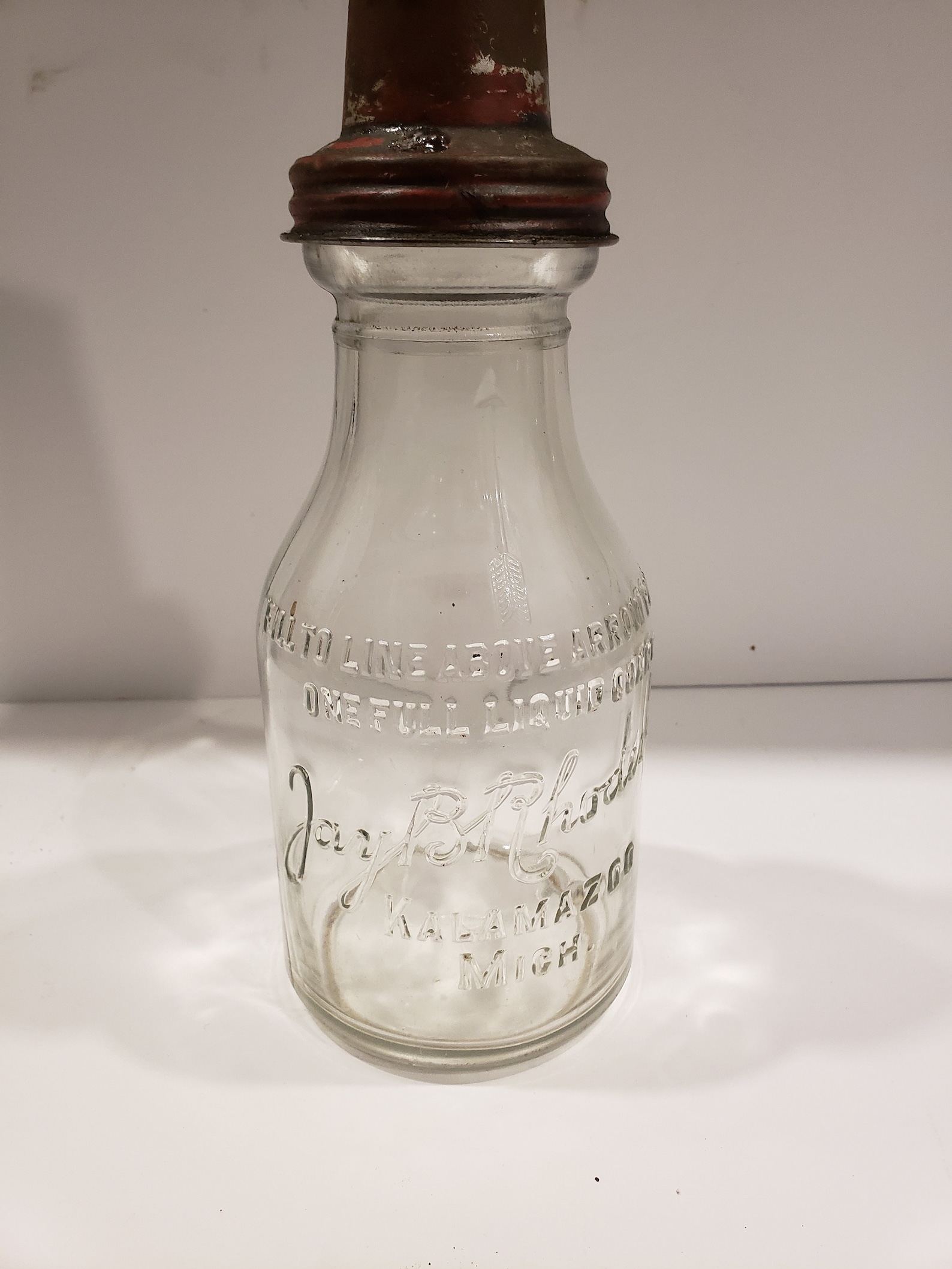 8 Antique Advertising Glass motor oil bottles with carrier Etsy Polska