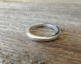 Silver, Platinum, Palladium, White Gold Band 2MM