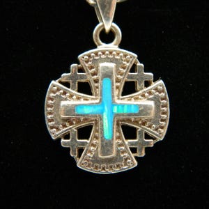 Sterling Silver Jerusalem Cross
