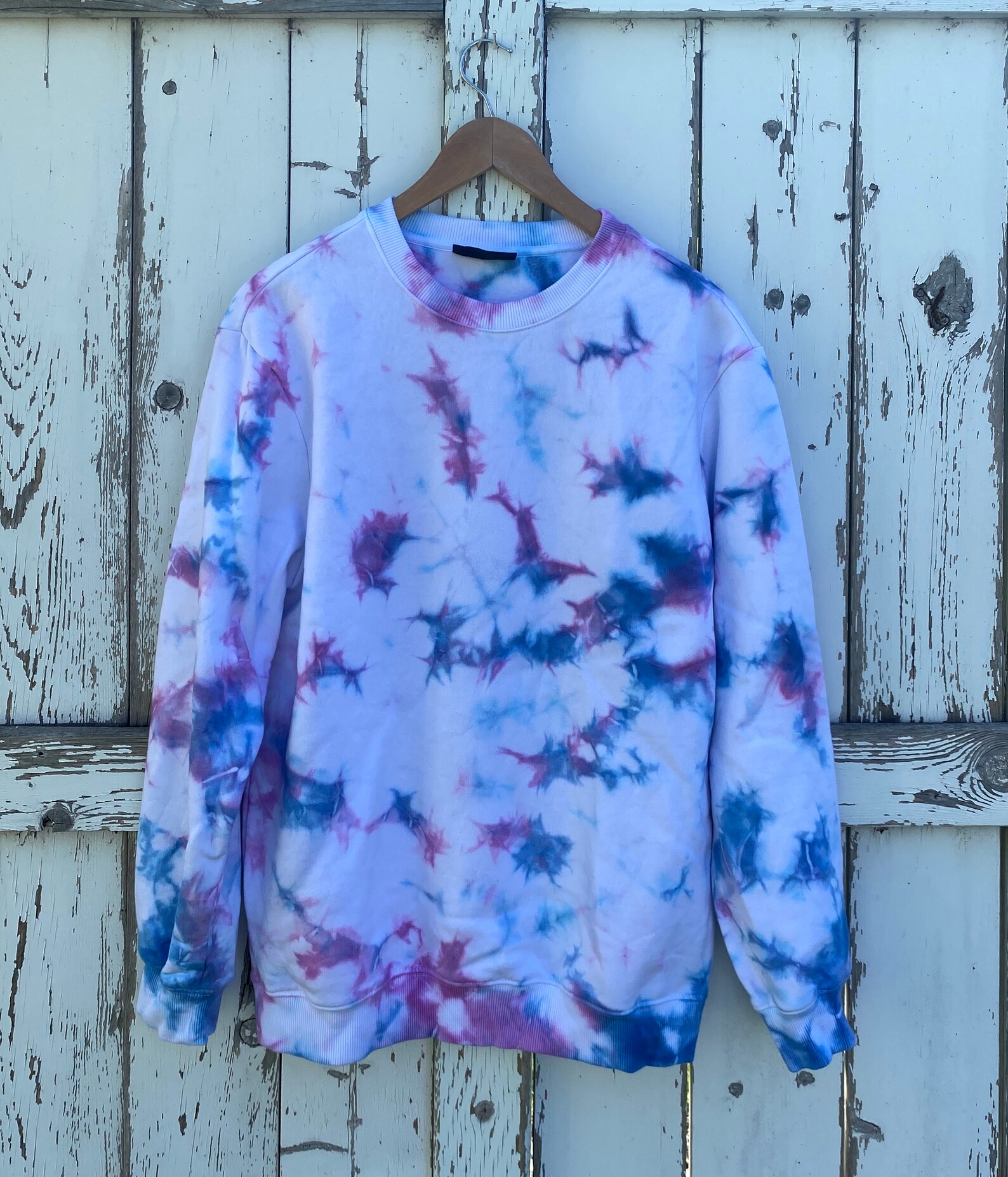 Tie Dye Sweatshirt Unisex Medium | Etsy