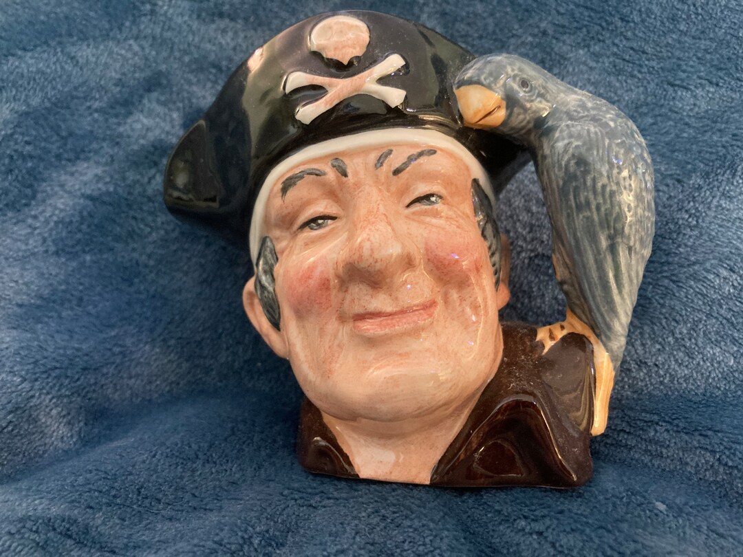 Royal Doulton long John Silver Character Jug LTD 1951 Etsy