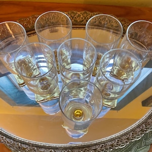 Federal Glass Nordic Topaz Square Footed Stemware (8)