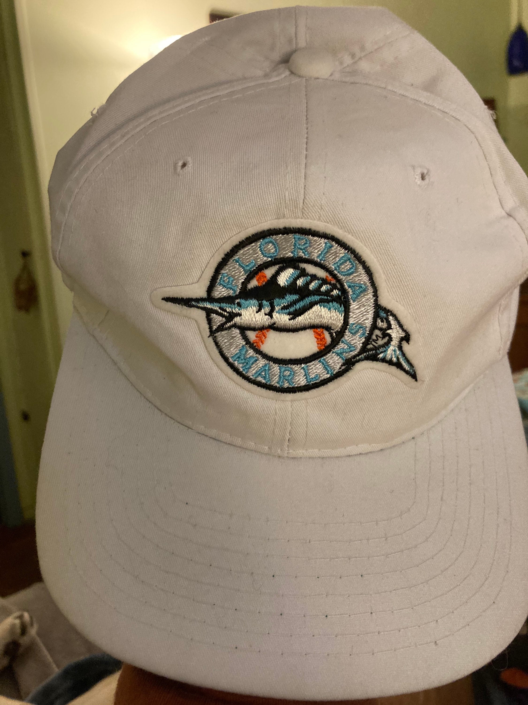 Marlins Authentics: Giancarlo Stanton Game-Used and Autographed Throwback  Hat