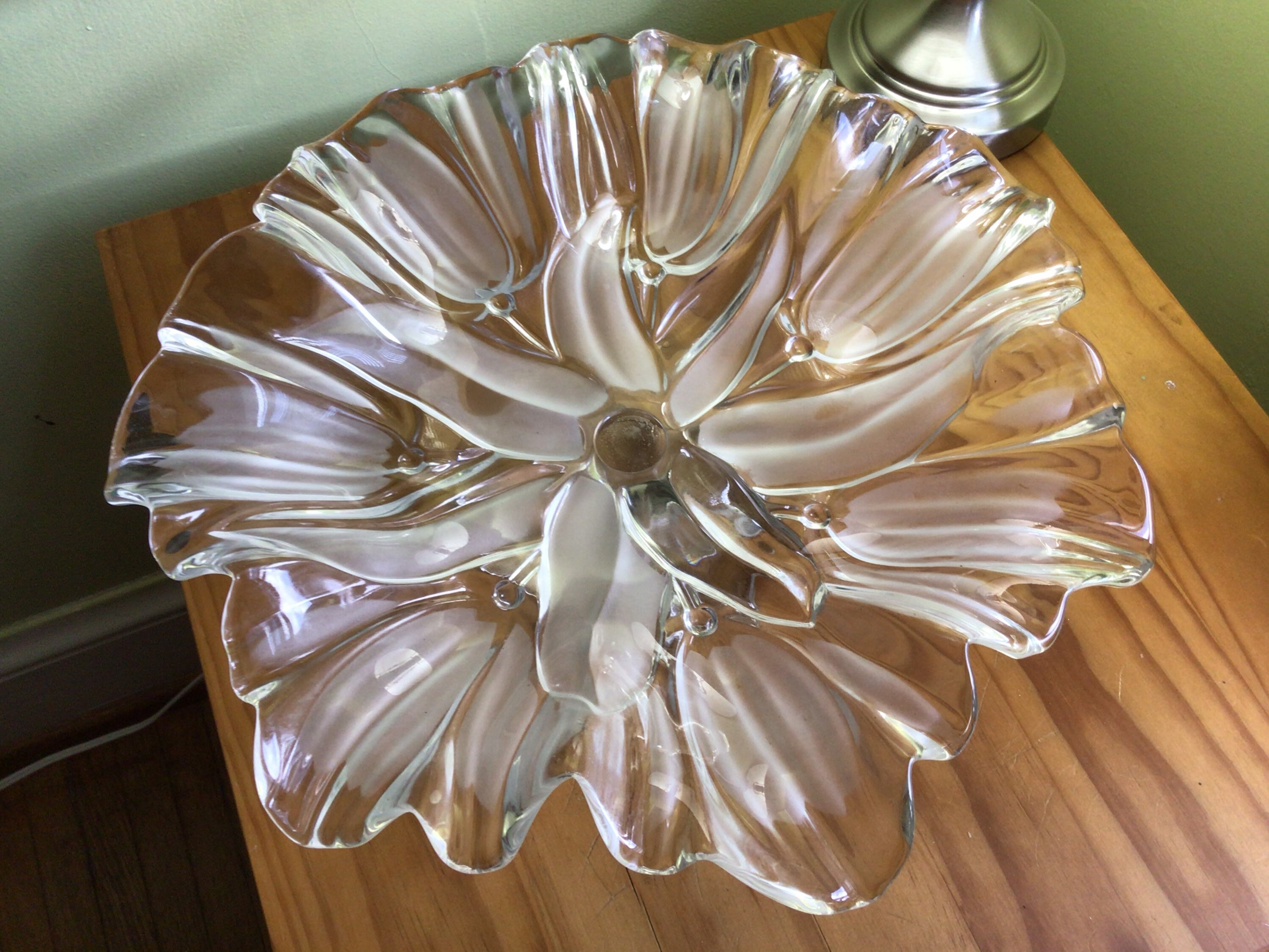 Mikasa Tulips Satin Footed Platter Etsy