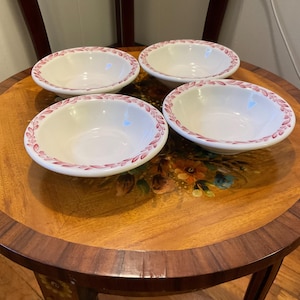 Syracuse China Restaurant Ware Small Bowls (4)
