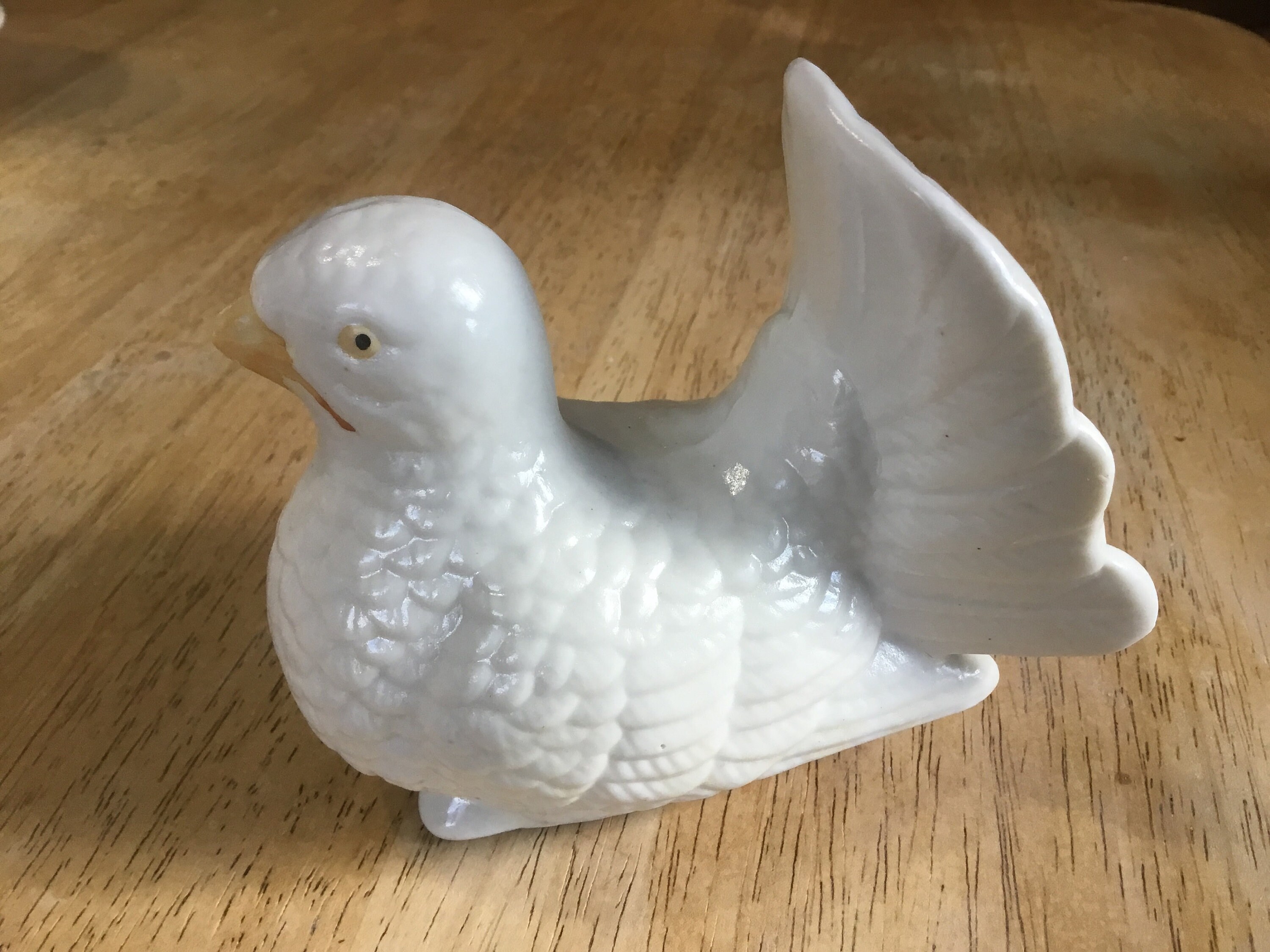 Lovely Ceramic White Dove Figurine Etsy 日本