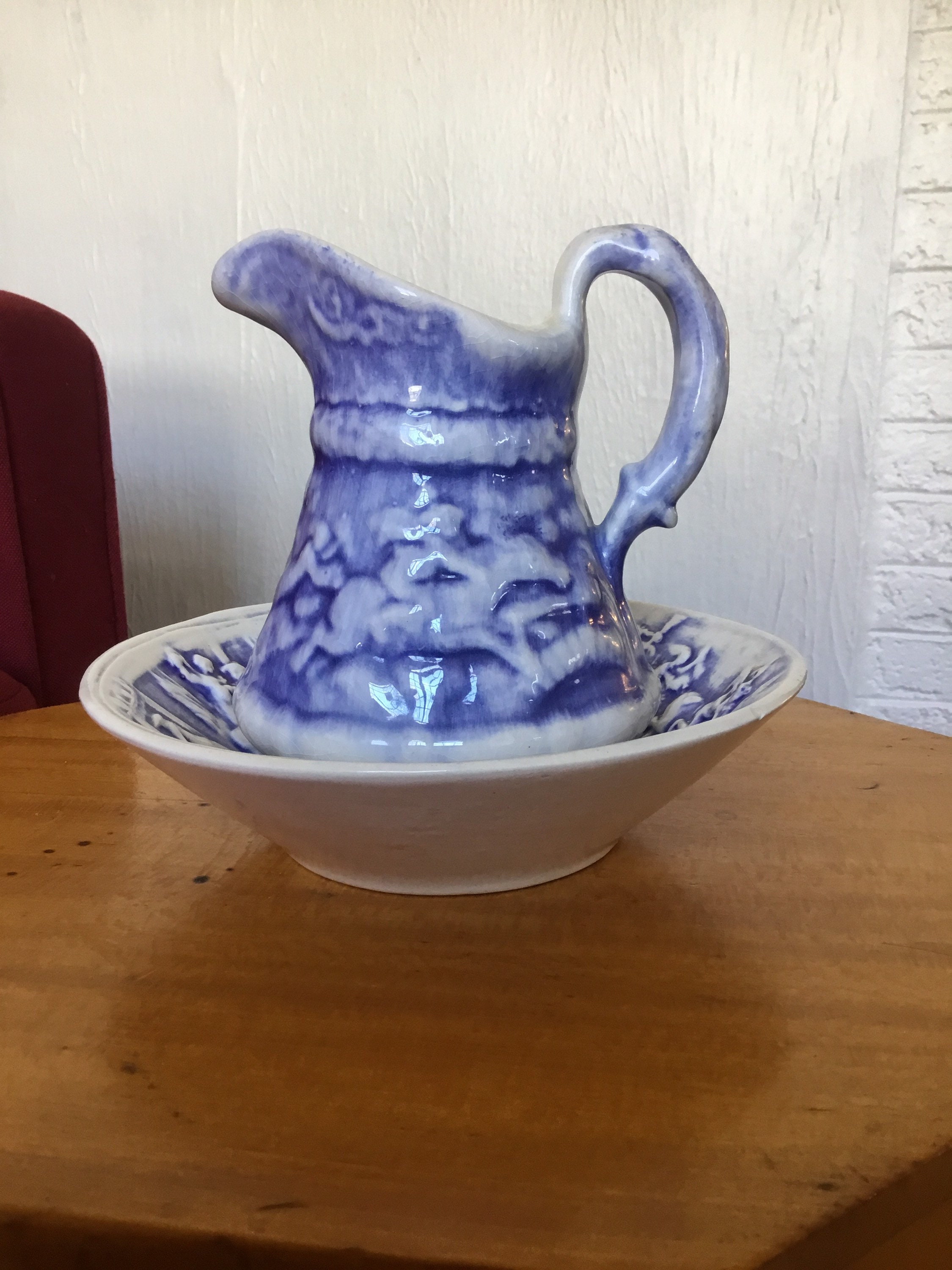 Water Pitcher & Wash Basin Set 18th Century Europa Etsy