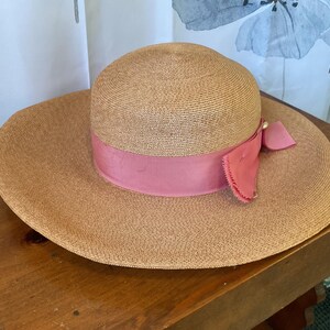 Vintage Y2K Betmar Hot Pink Floppy Sun Hat Barbiecore Resort Vintage Solid Hot Pink Betmar New York Women main image 2