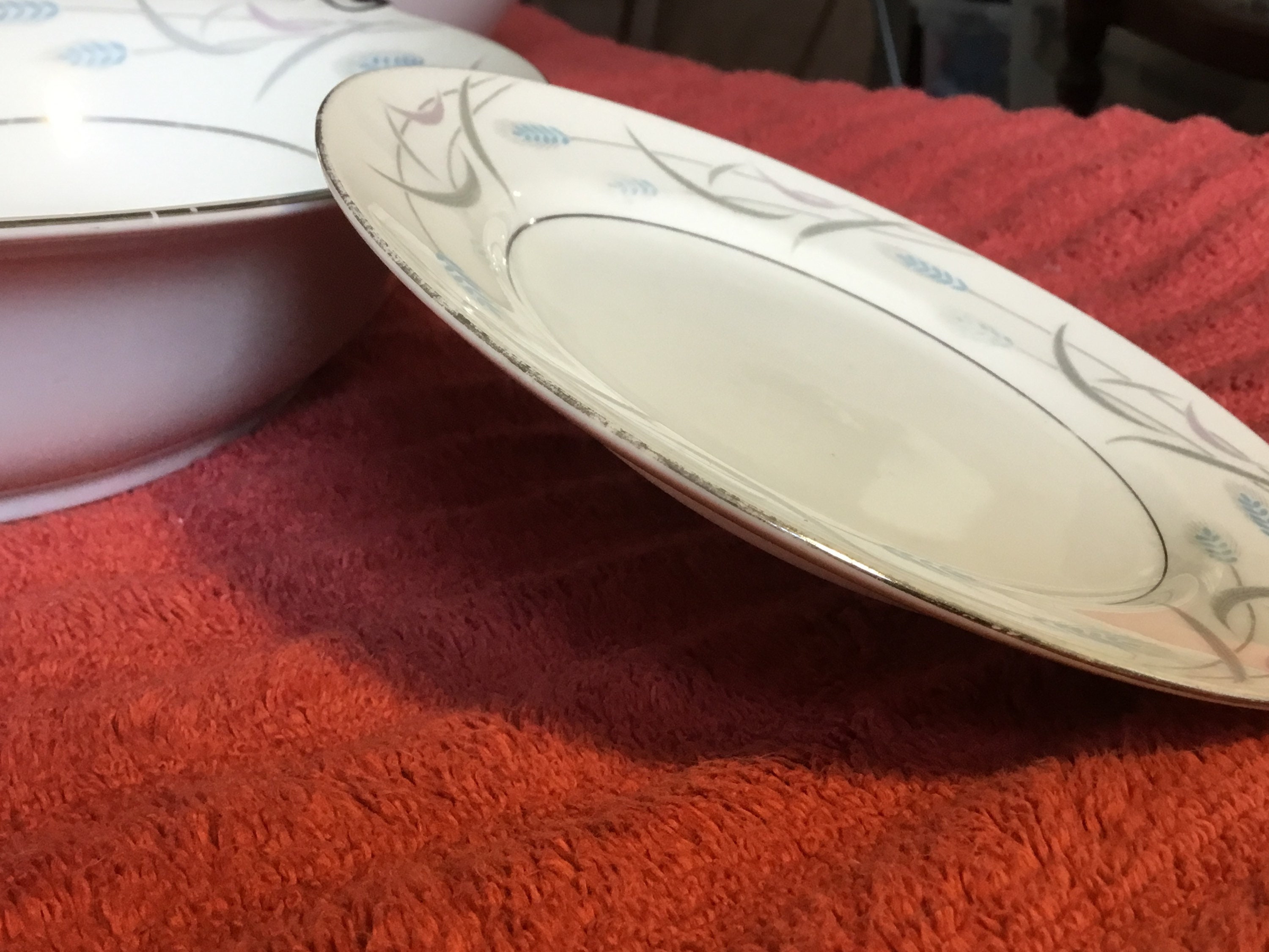 Three Pieces of Valmont Royal Wheat Pattern China Etsy