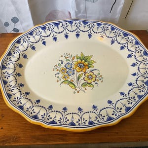 Talavera Spanish Hand Painted Hanging Platter