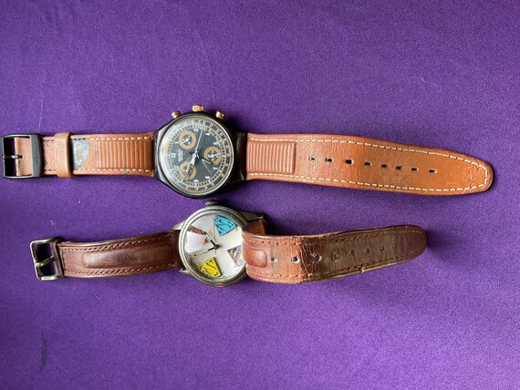 Fossil Superman & Swatch Chrono Sandstorm Watches… - image 2