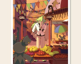 N's Travels - Stow-on-Side Print