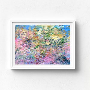 Abstract Colorful acrylic Painting - Original Textured Painting - Multicolor Wall Decor - Modern Colorful Wall Art - Living room Home Decor