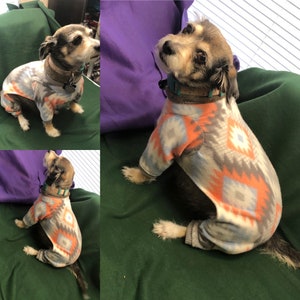 Custom Print Fleece Dog Pajamas