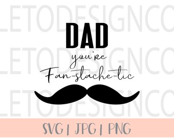 Download Dad S Stache Svg Etsy