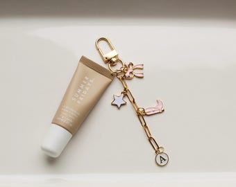 Lip Gloss Keychain/Make your own Keychain/Keychain Charm/Custom Keychain/ Summer Keychain/Car Keychain