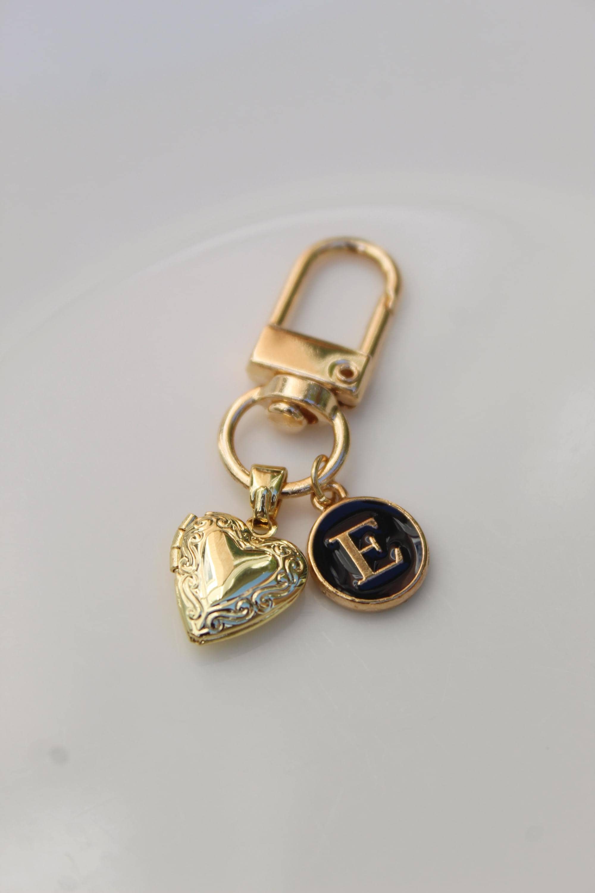 良品‼️LOEWE ♡ Vintage ♡ Keyring Vintage Loewe Charm Key Ring - A Retro Tale