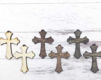 10 Pcs- Cross earring blanks