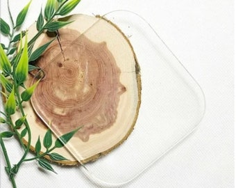 Polymer Clay Acrylic Stamps • Stamps for Clay • Texture Stamps for clay earrings •  1.5" by 2.5"