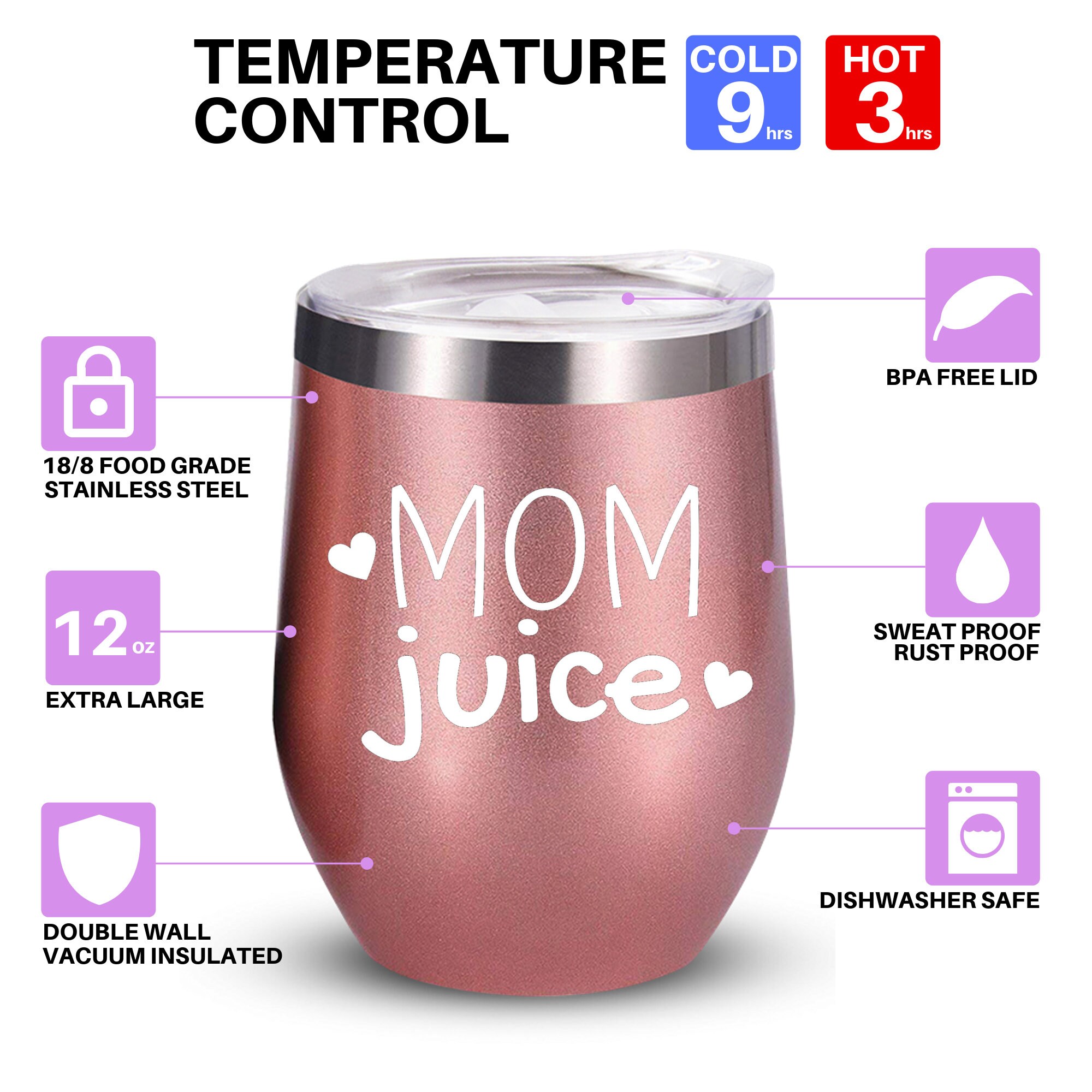 Mom Juice Wine Tumbler Cupcake Wine Socks New Mom Gift Etsy