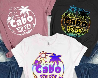 Cabo 2026 SVG PNG Bundle: Mexico Vacation Design (Digital Download)