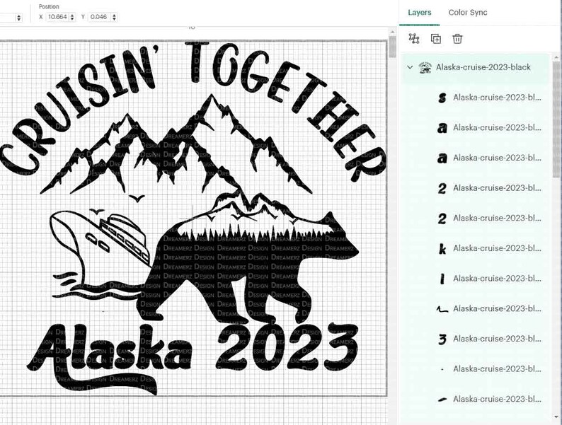 Cruising Together Alaska 2023 Svg Alaska Cruise 2023 Svg Etsy