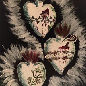 Holy Family Hearts Christmas Cards