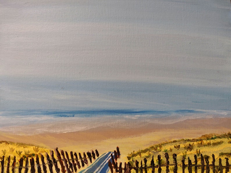 Bethany Beach 8 X 10 Painting Print Etsy