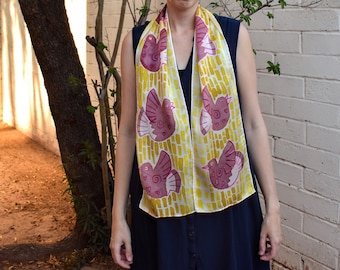 Sunshine Birds Scarf