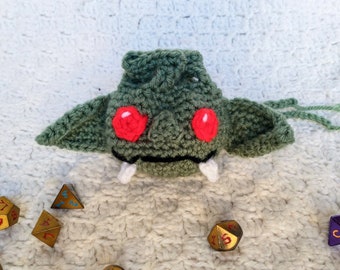 Goblin Mini Tärningspåse - PDF Virkmönster