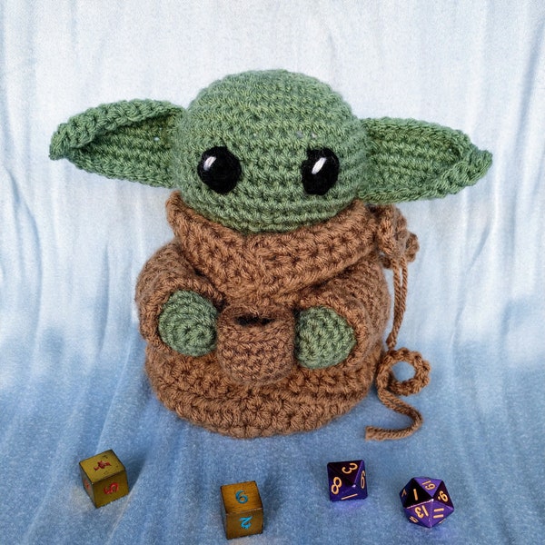 The Child Dice Bag - Full Body - PDF Crochet Pattern