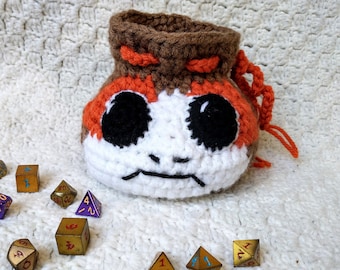 Space Bird Dice Bag Crochet Pattern PDF