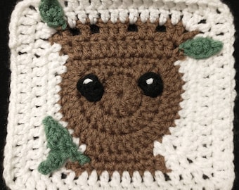 Baby Tree Granny Square Crochet Pattern PDF