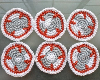 BB-Droid Coaster Set PDF Crochet Pattern