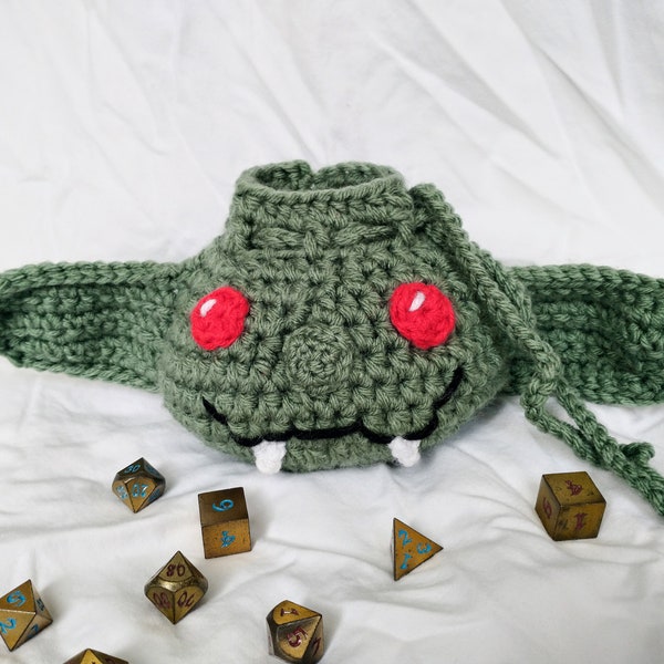 Goblin Dice Bag Crochet Pattern PDF