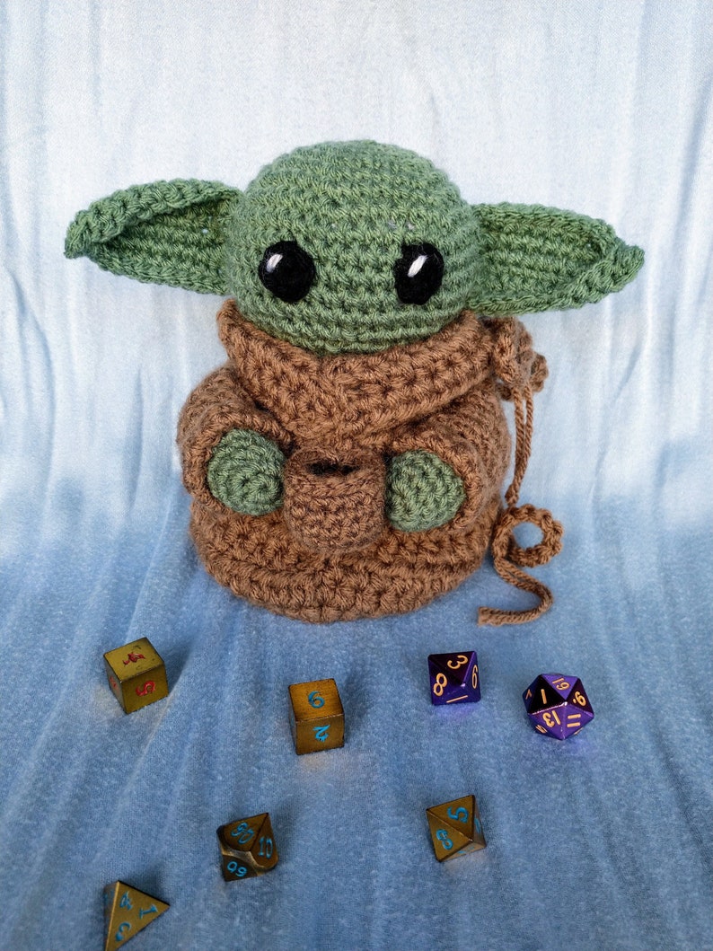 The Child Dice Bag Full Body PDF Crochet Pattern image 1