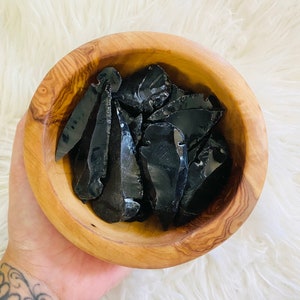 Black Obsidian Arrowheads, Obsidian Arrowheads