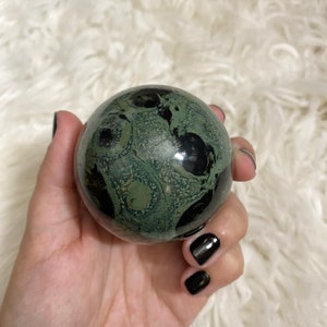 Kambaba Jasper Sphere, Kambaba Carved Spheres